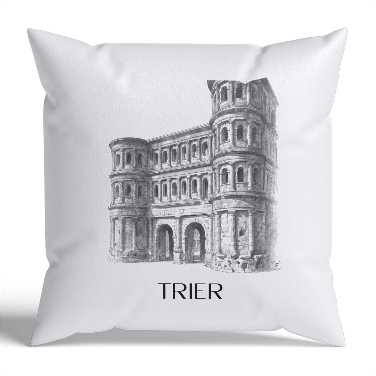 trier-deutschland-deutschland-kissenbezug-bleistift-zeichnung-drawing