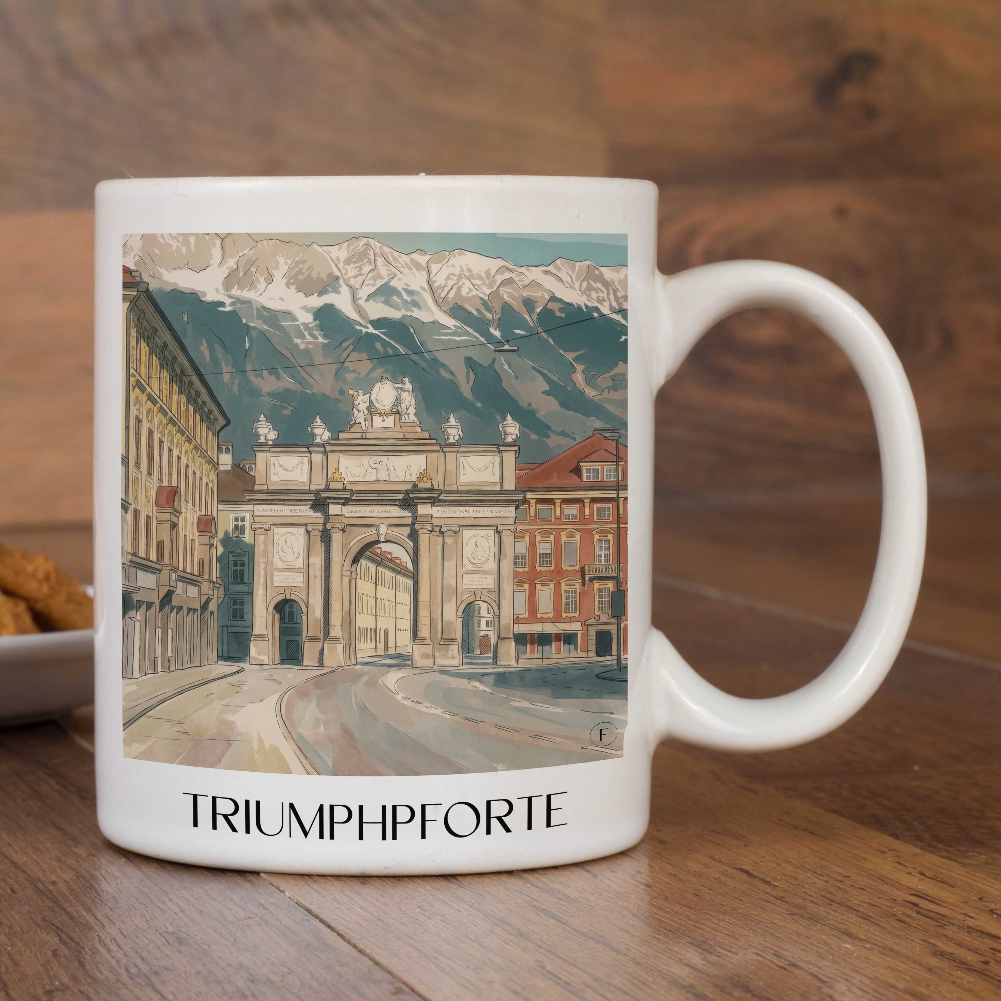triumphpforte-innsbruck-österreich-und-österreich-kaffeebecher-aquarell