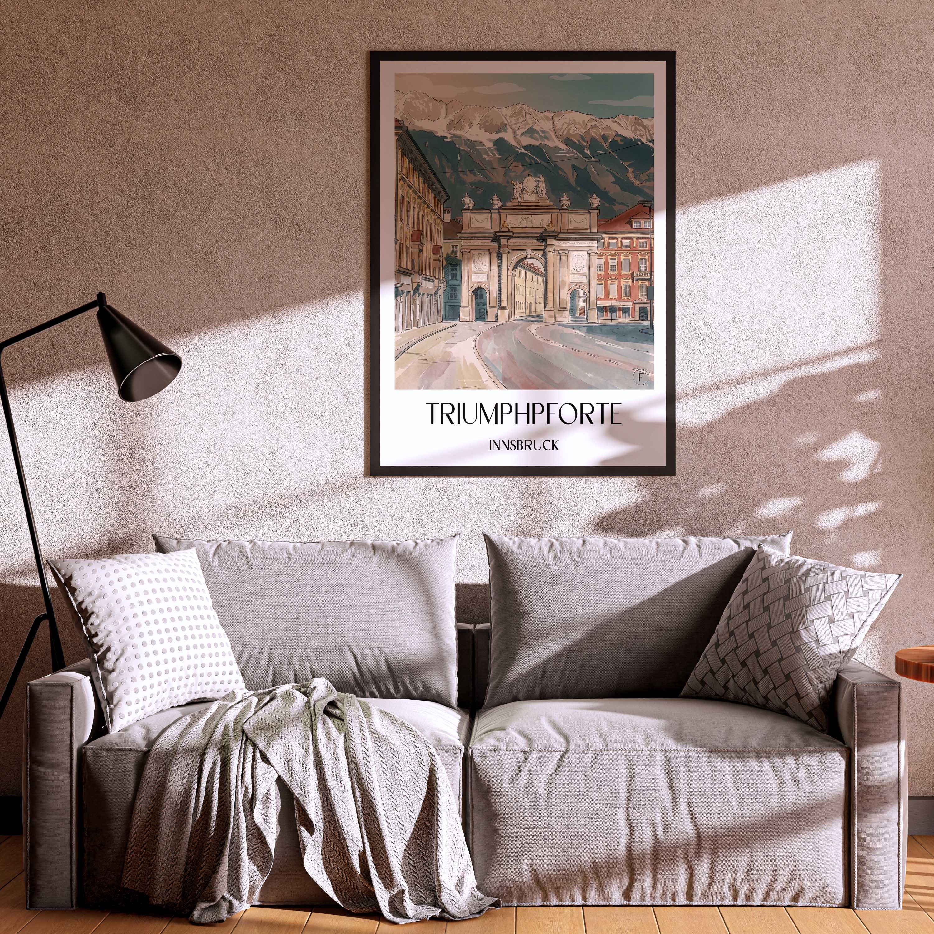 triumphpforte-innsbruck-österreich-und-österreich-poster-aquarell