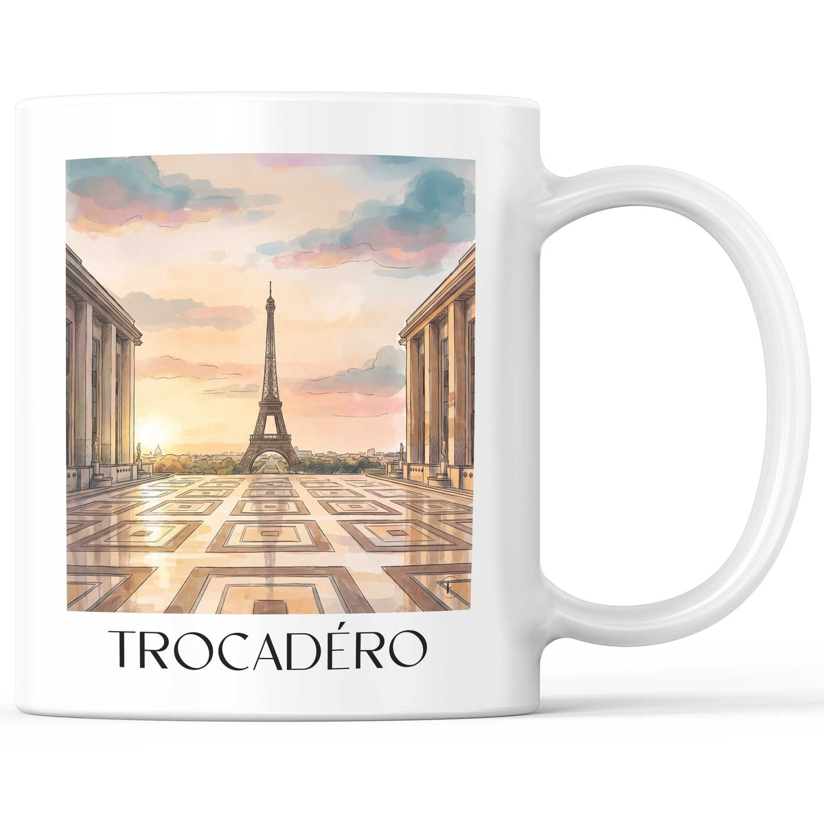 trocadéro-paris-frankreich-kaffeebecher-aquarell