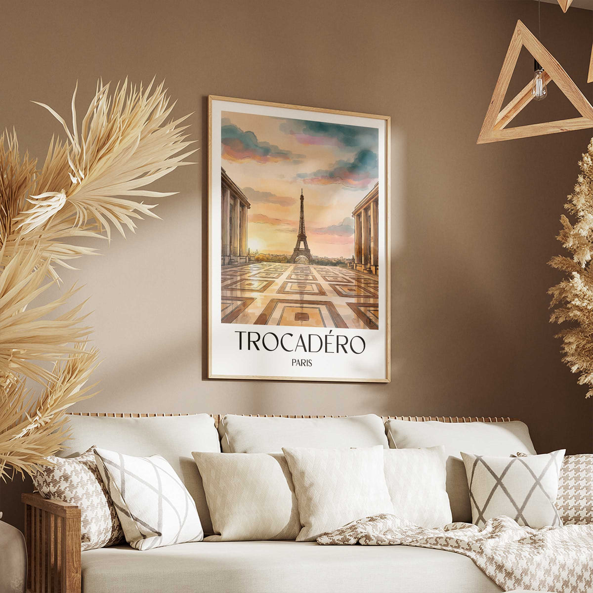 trocadéro-paris-frankreich-poster-aquarell