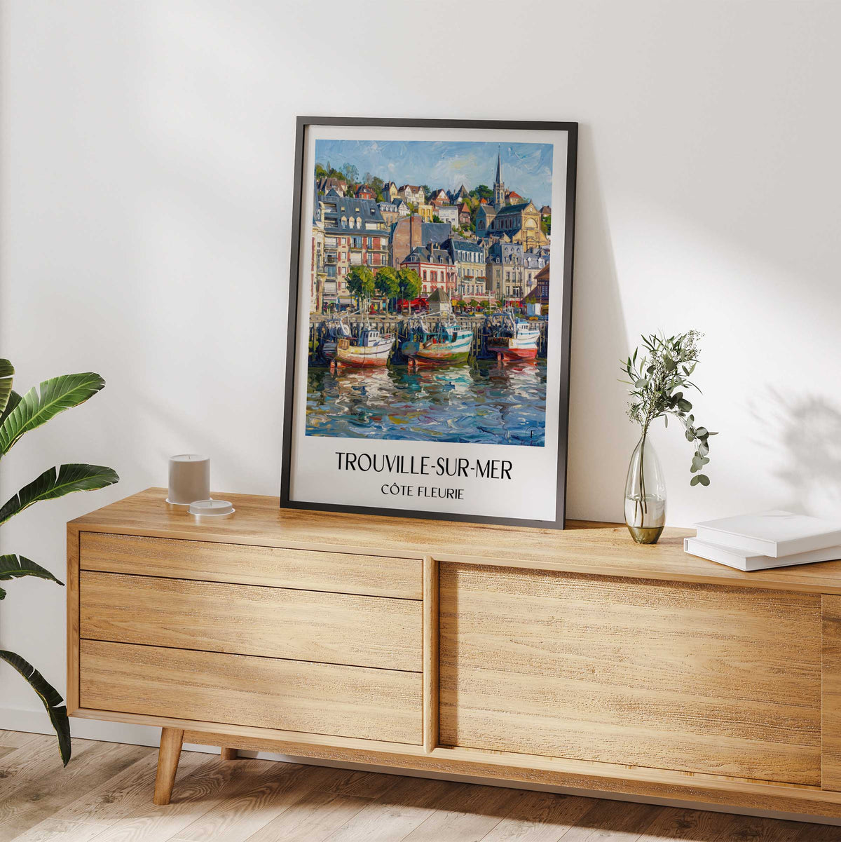 trouville-sur-mer-côte-fleurie-frankreich-poster-oil-painting-oelgemaelde
