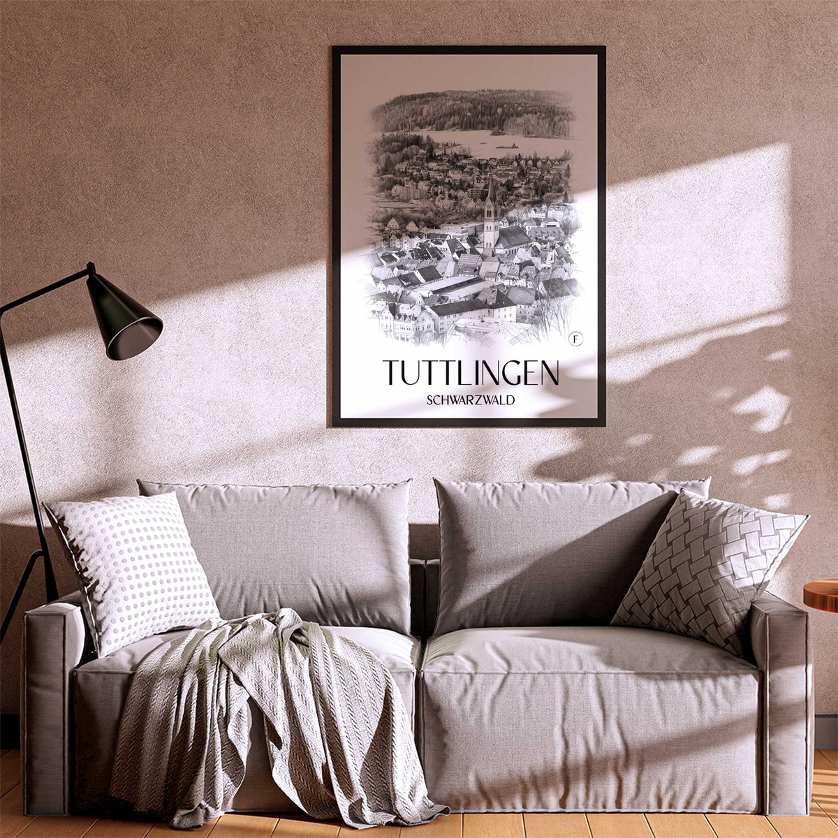 tuttlingen-schwarzwald-deutschland-poster-bleistift-zeichnung-drawing