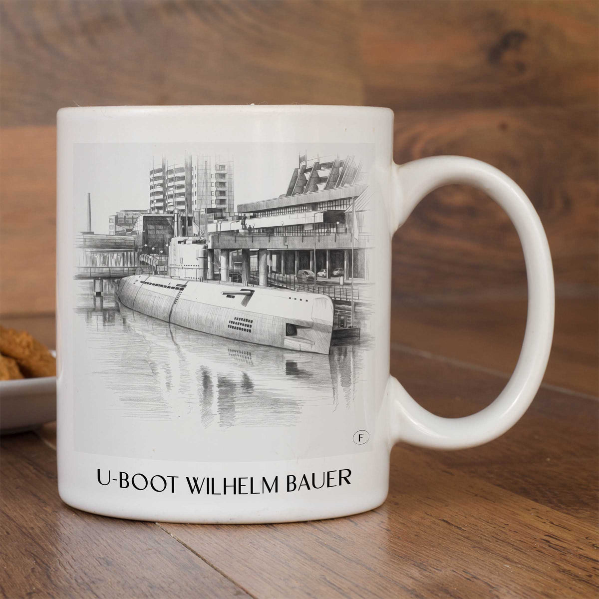 u-boot-wilhelm-bauer-bremerhaven-deutschland-kaffeebecher-bleistift-zeichnung-drawing