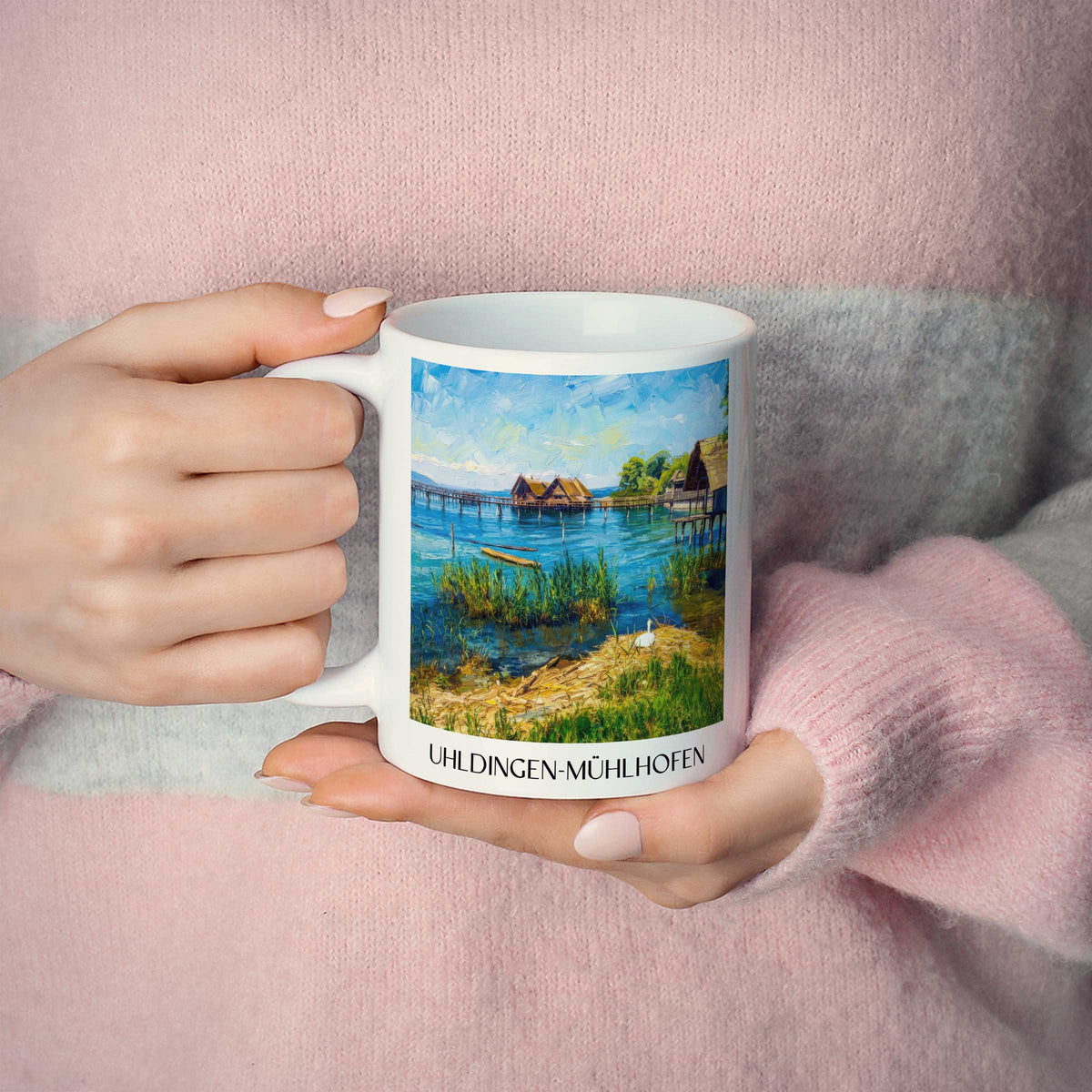 uhldingen-mühlhofen-bodensee-deutschland-kaffeebecher-oil-painting-oelgemaelde