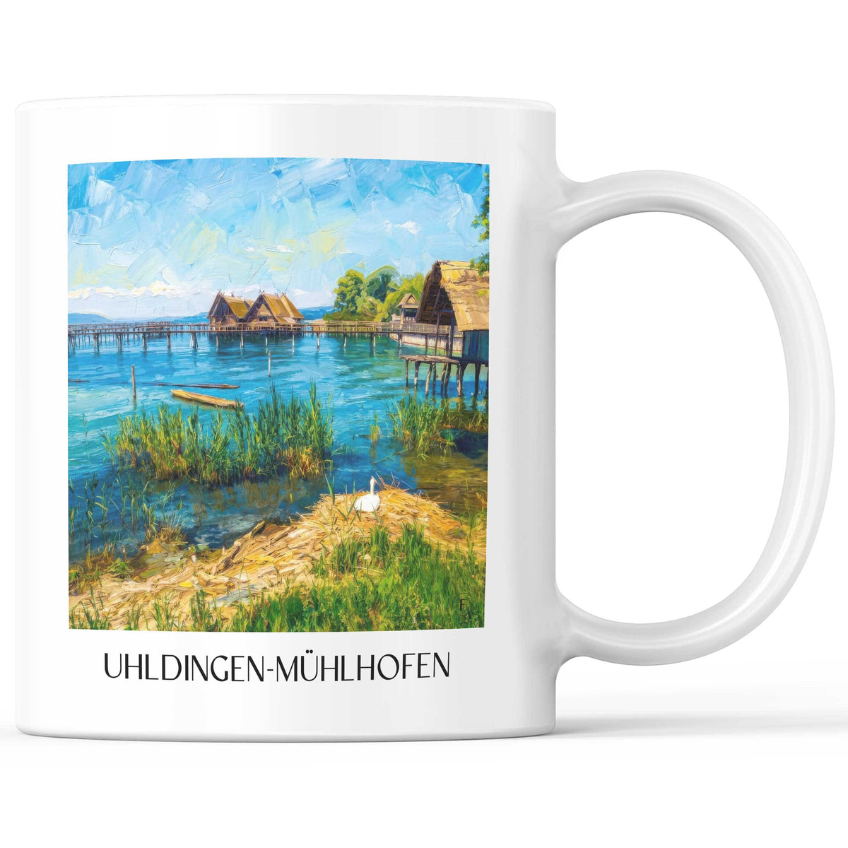 uhldingen-mühlhofen-bodensee-deutschland-kaffeebecher-oil-painting-oelgemaelde