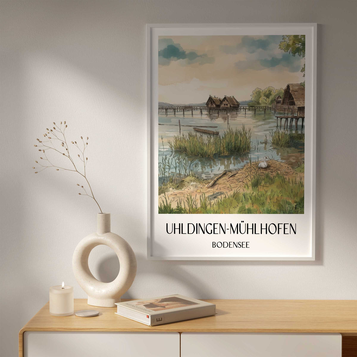 uhldingen-mühlhofen-bodensee-deutschland-poster-aquarell