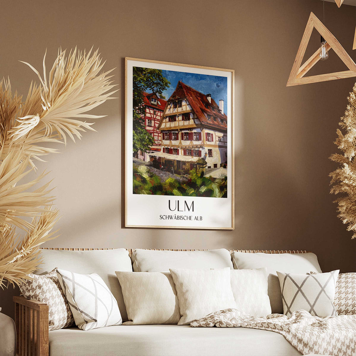 ulm-schwäbische-alb-deutschland-poster-oil-painting-oelgemaelde