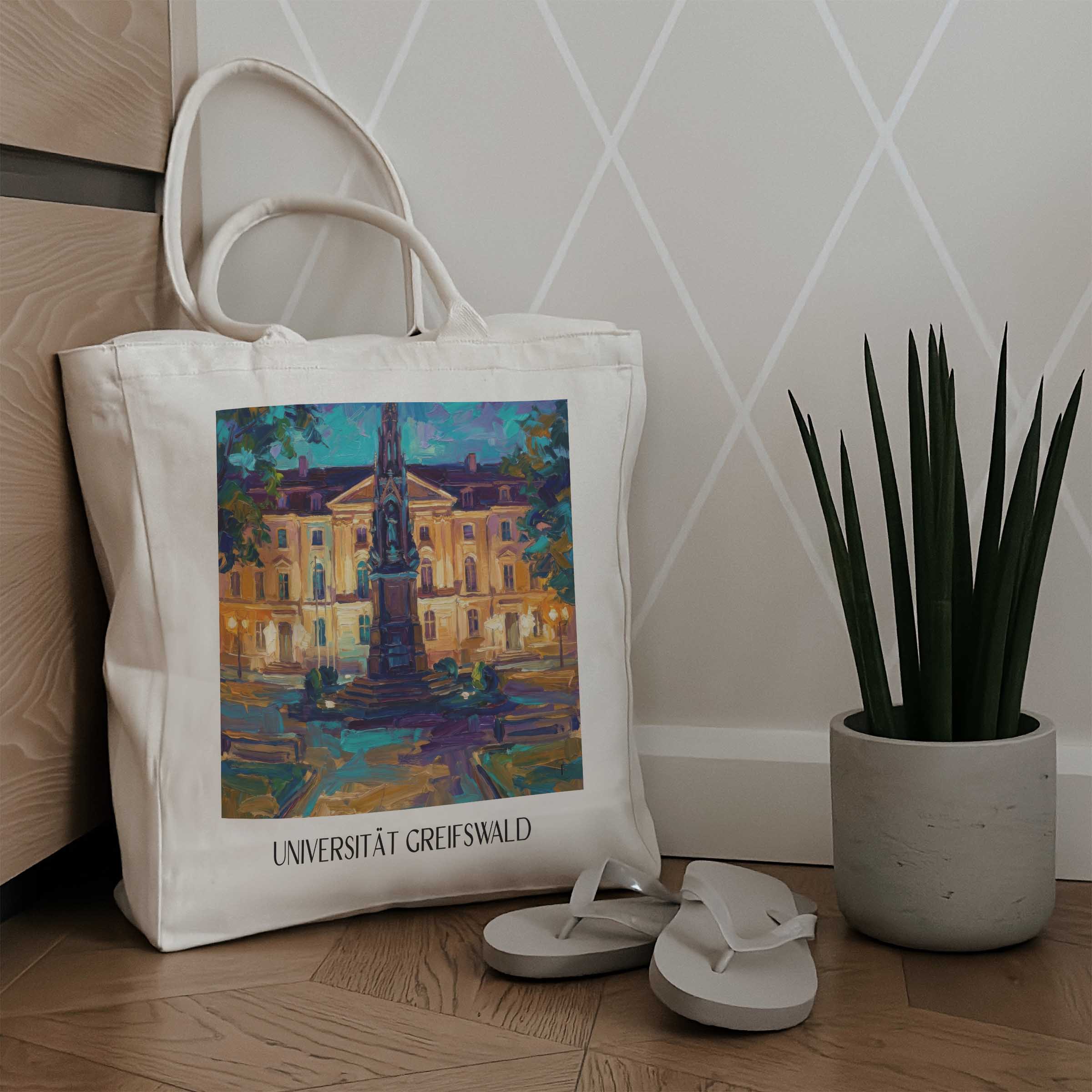 universität--greifswald-deutschland-einkaufstasche-oil-painting-oelgemaelde