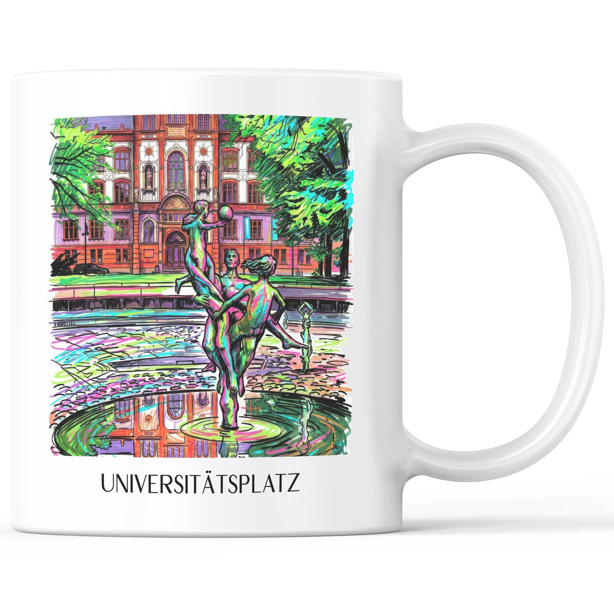 universitätsplatz-rostock-deutschland-kaffeebecher-graffiti