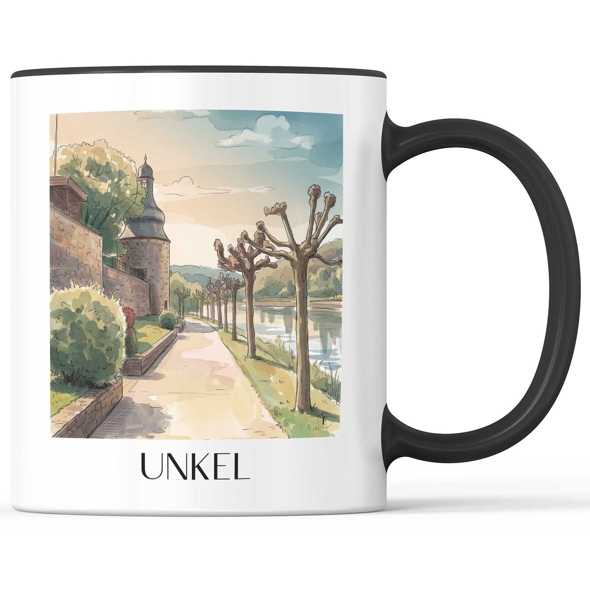unkel-mittelrhein-deutschland-kaffeebecher-aquarell