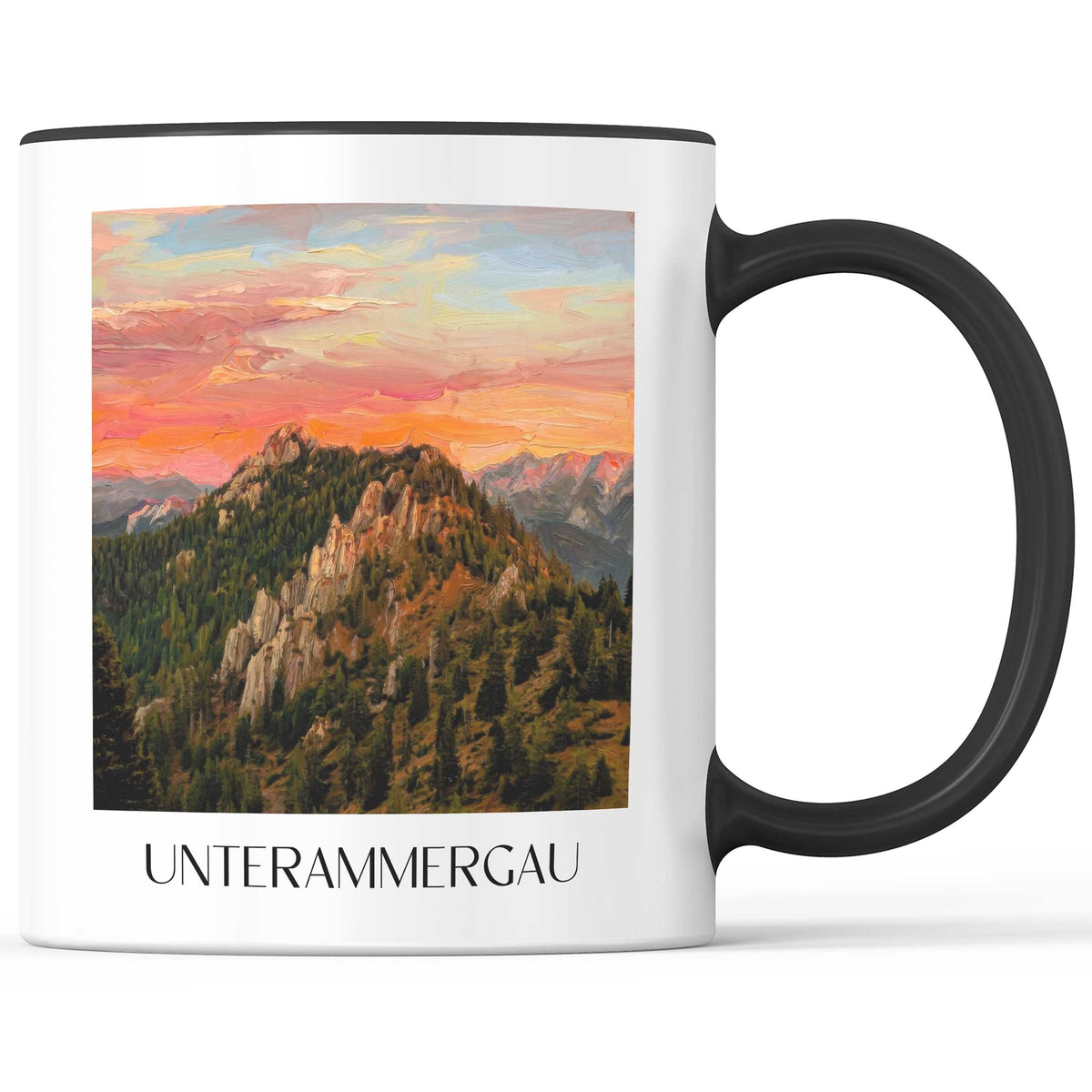 unterammergau-bayern-deutschland-kaffeebecher-oil-painting-oelgemaelde