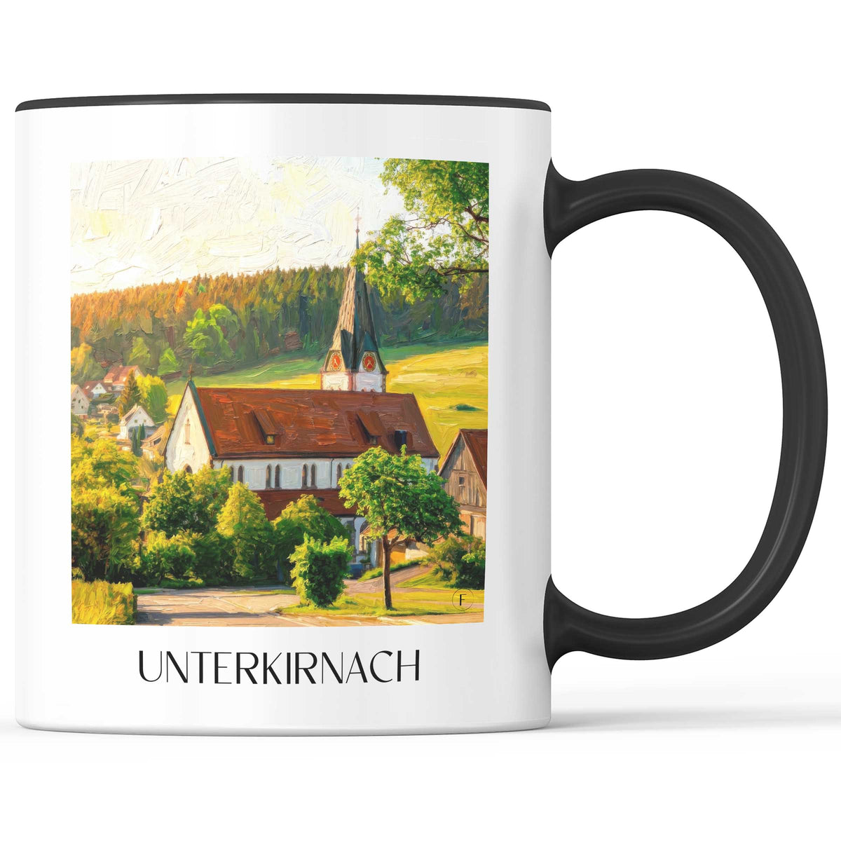unterkirnach-schwarzwald-deutschland-kaffeebecher-oil-painting-oelgemaelde