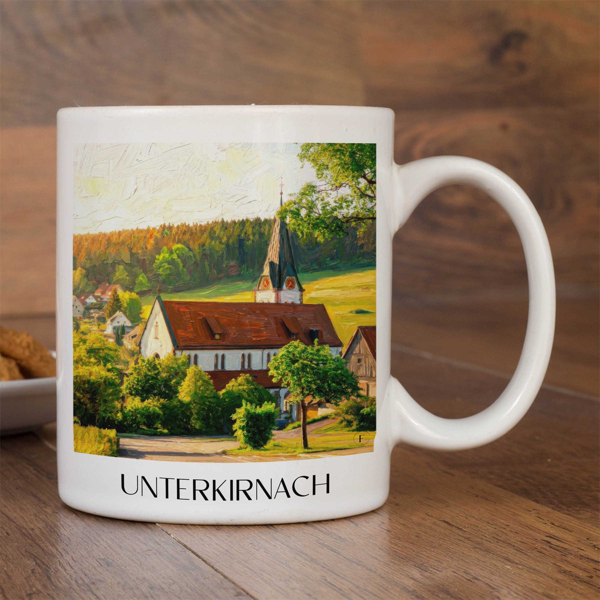 unterkirnach-schwarzwald-deutschland-kaffeebecher-oil-painting-oelgemaelde