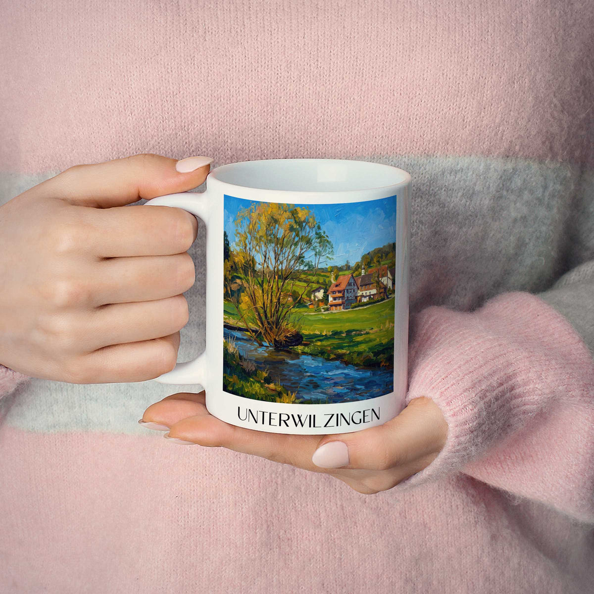 unterwilzingen-schwäbische-alb-deutschland-kaffeebecher-oil-painting-oelgemaelde