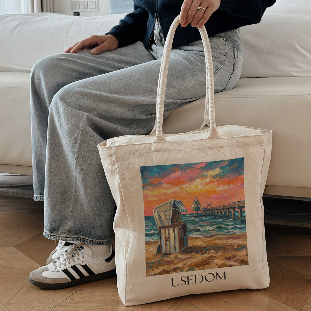 usedom-usedom-deutschland-einkaufstasche-oil-painting-oelgemaelde