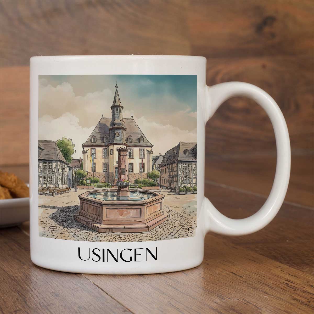 usingen-taunus-deutschland-kaffeebecher-aquarell