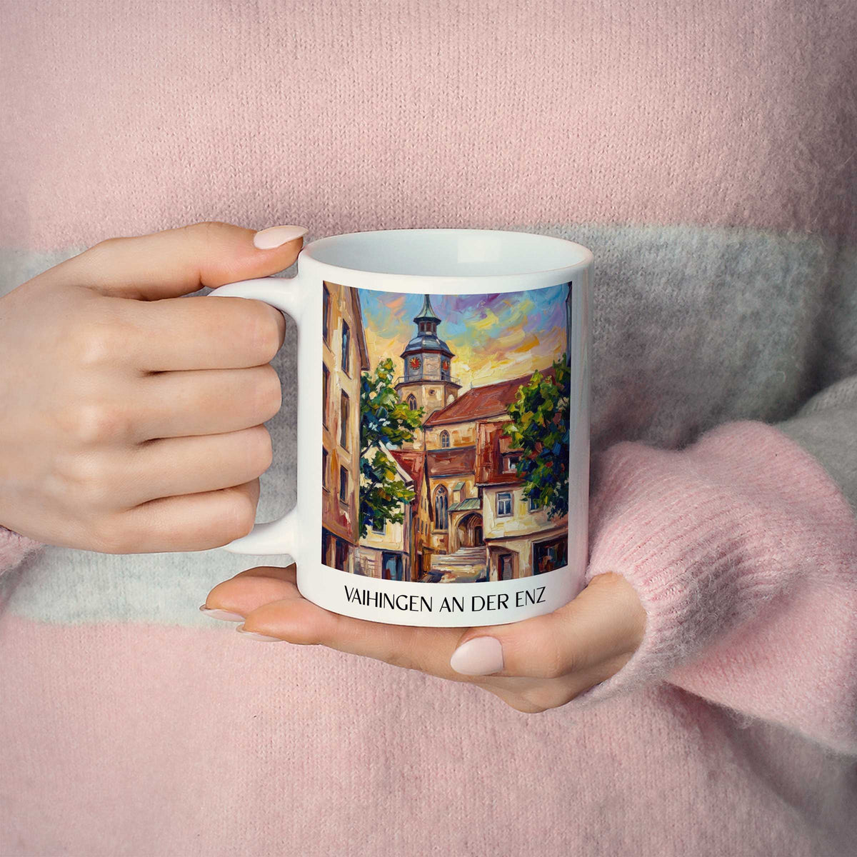 vaihingen-an-der-enz-enztal-deutschland-kaffeebecher-oil-painting-oelgemaelde