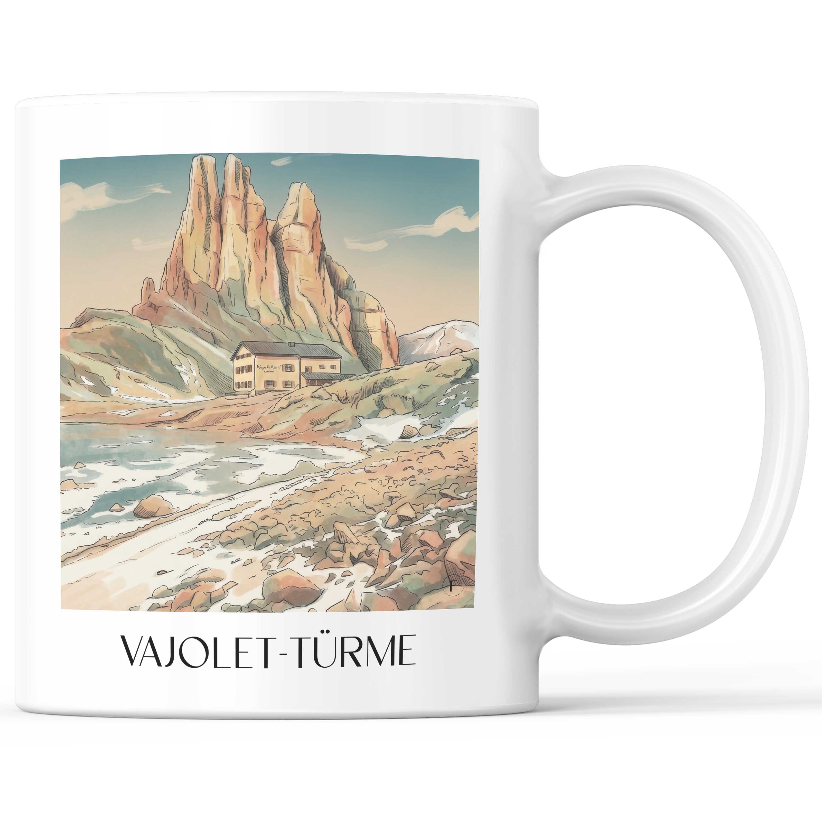vajolet-türme-dolomiten-italien-kaffeebecher-aquarell