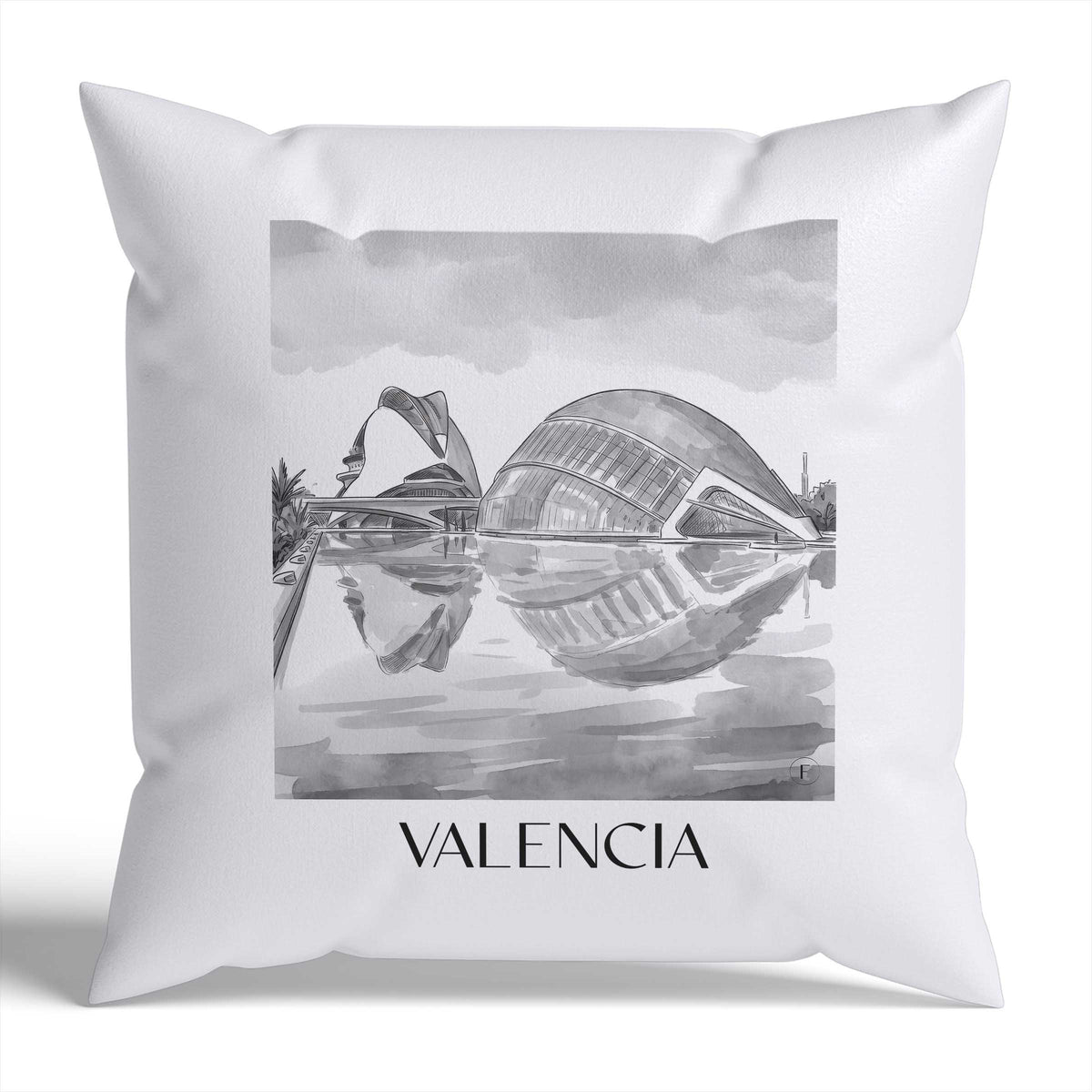 valencia-spanien-spanien-kissenbezug-aquarell-schwarz-weiss