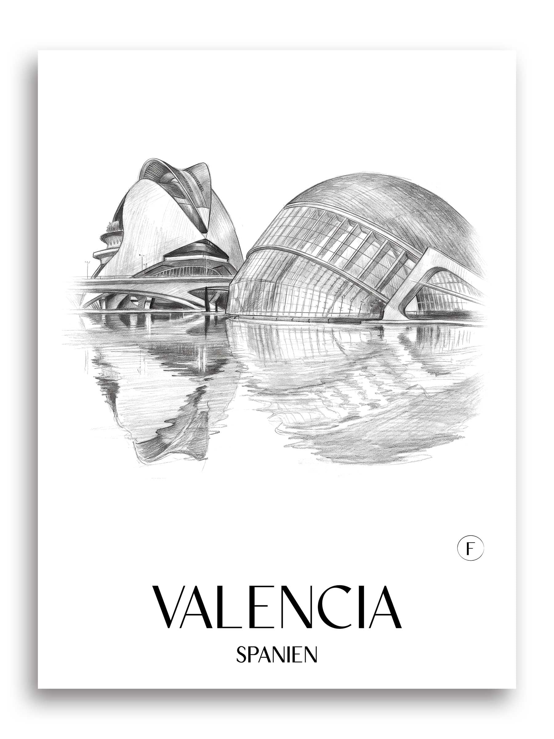 valencia-spanien-poster-bleistift-zeichnung-drawing