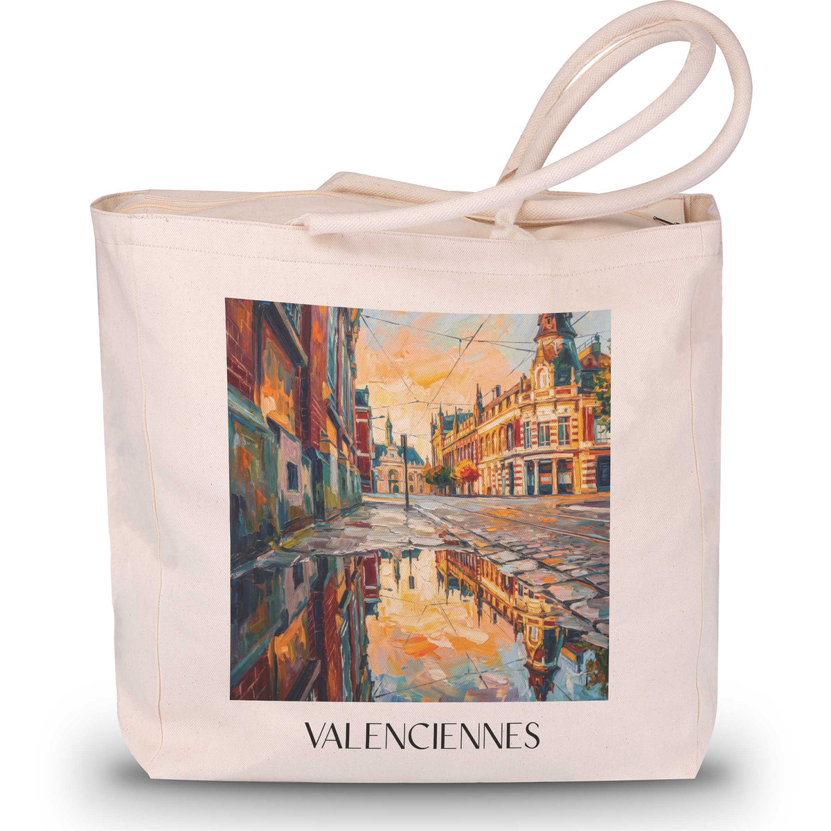 valenciennes-nord-frankreich-einkaufstasche-oil-painting-oelgemaelde