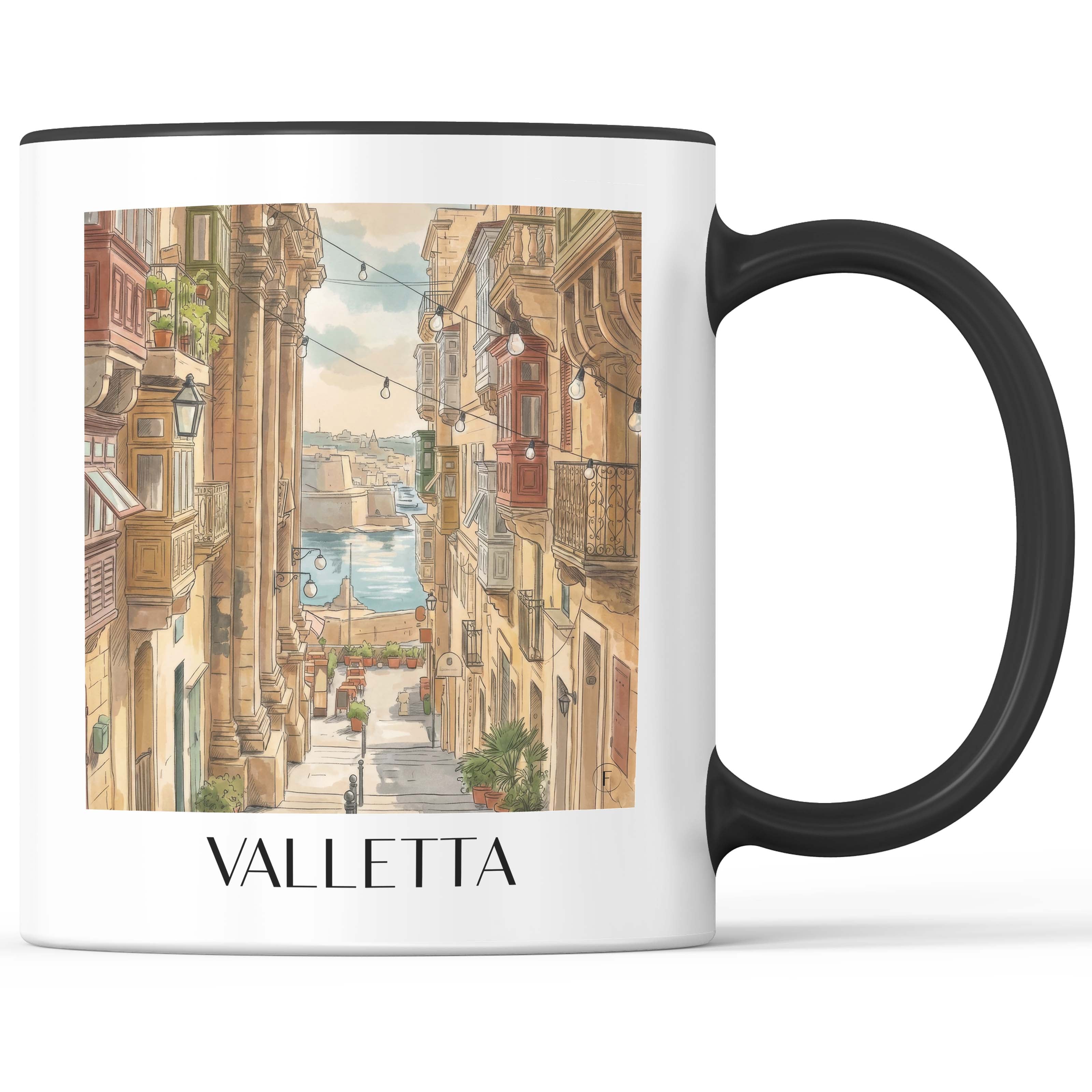 valletta-malta-kaffeebecher-aquarell