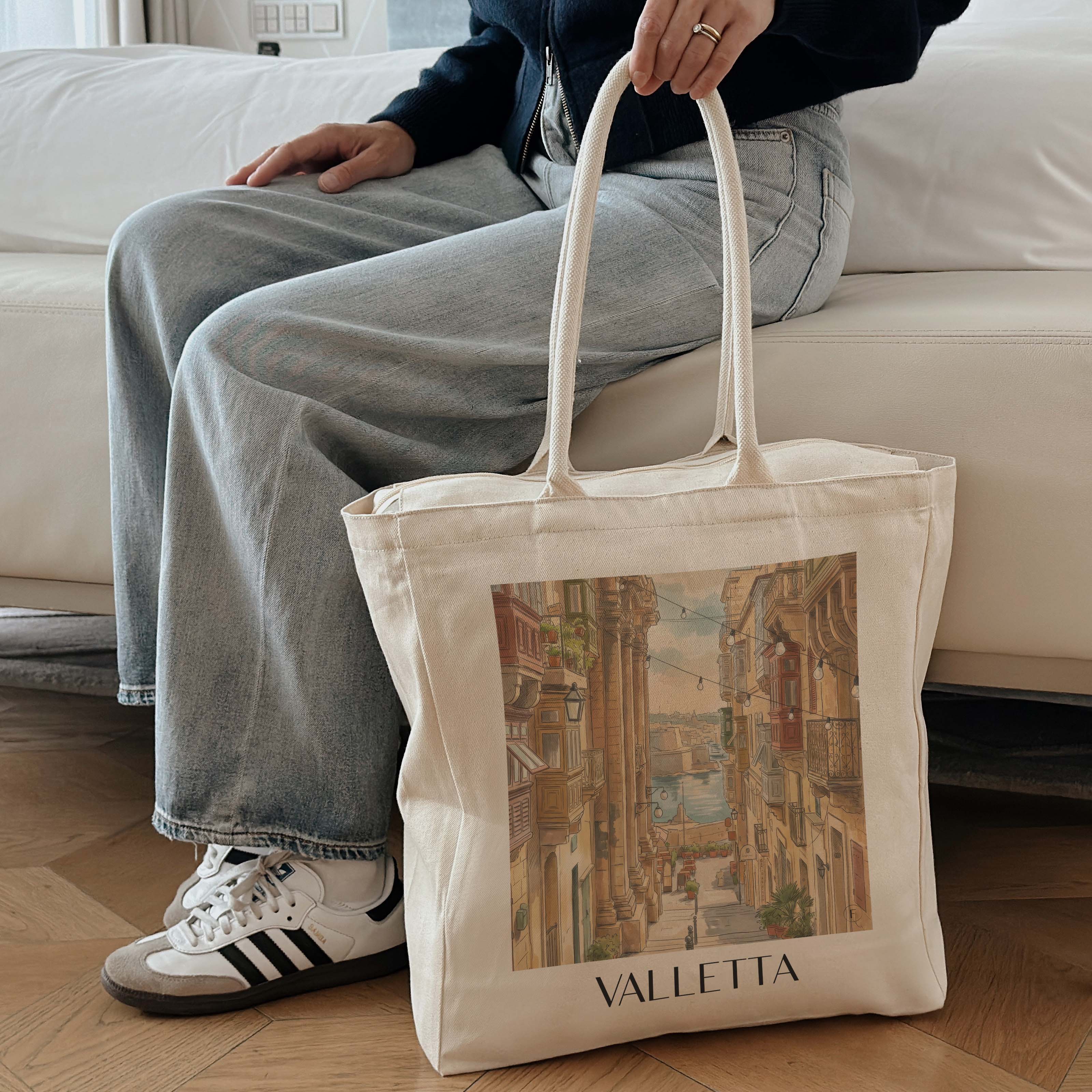 valletta-malta-einkaufstasche-aquarell