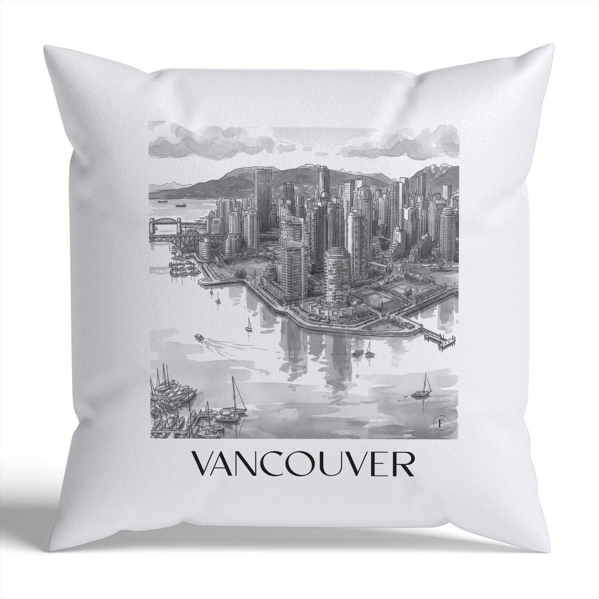 vancouver-kanada-kanada-kissenbezug-aquarell-schwarz-weiss