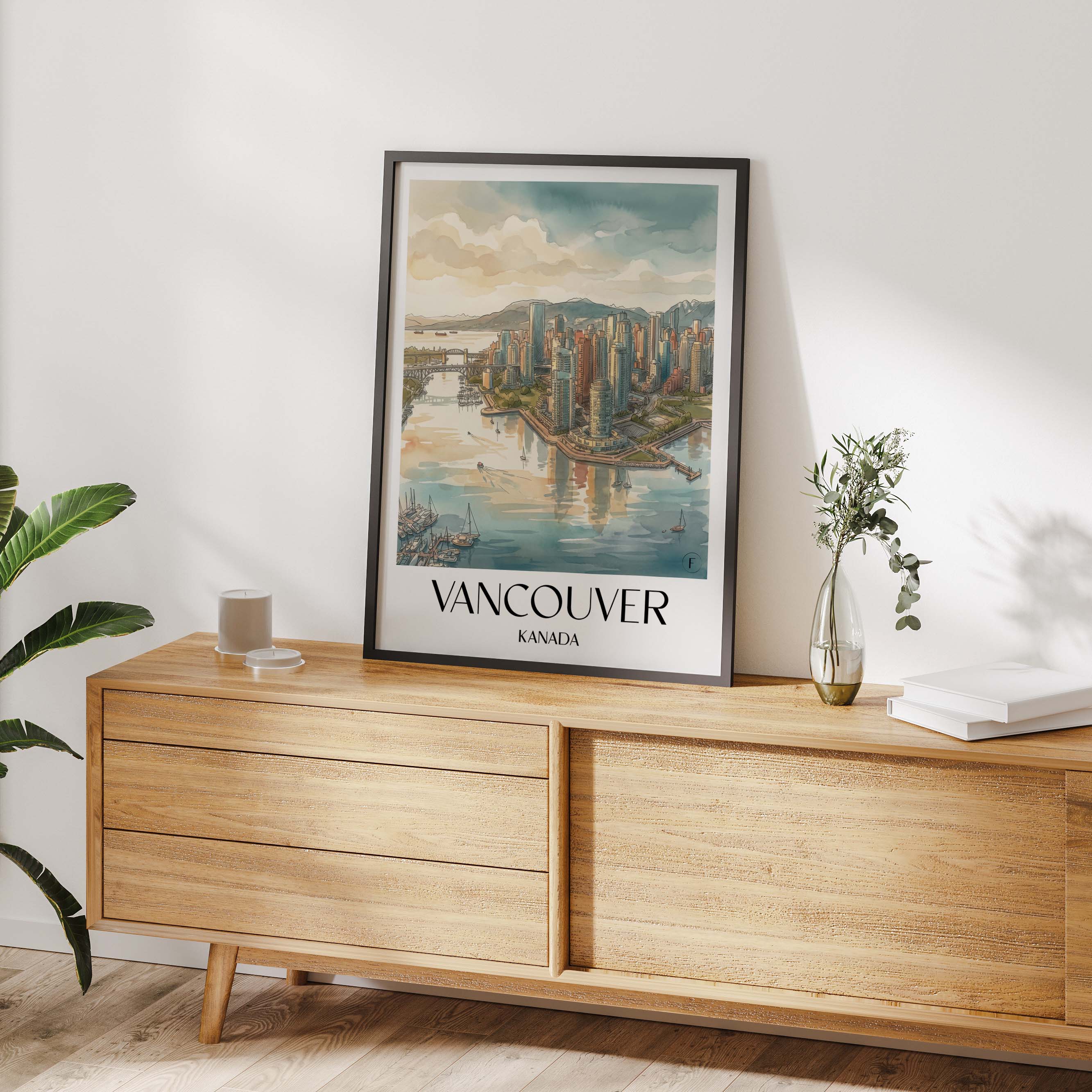 vancouver-kanada-poster-aquarell