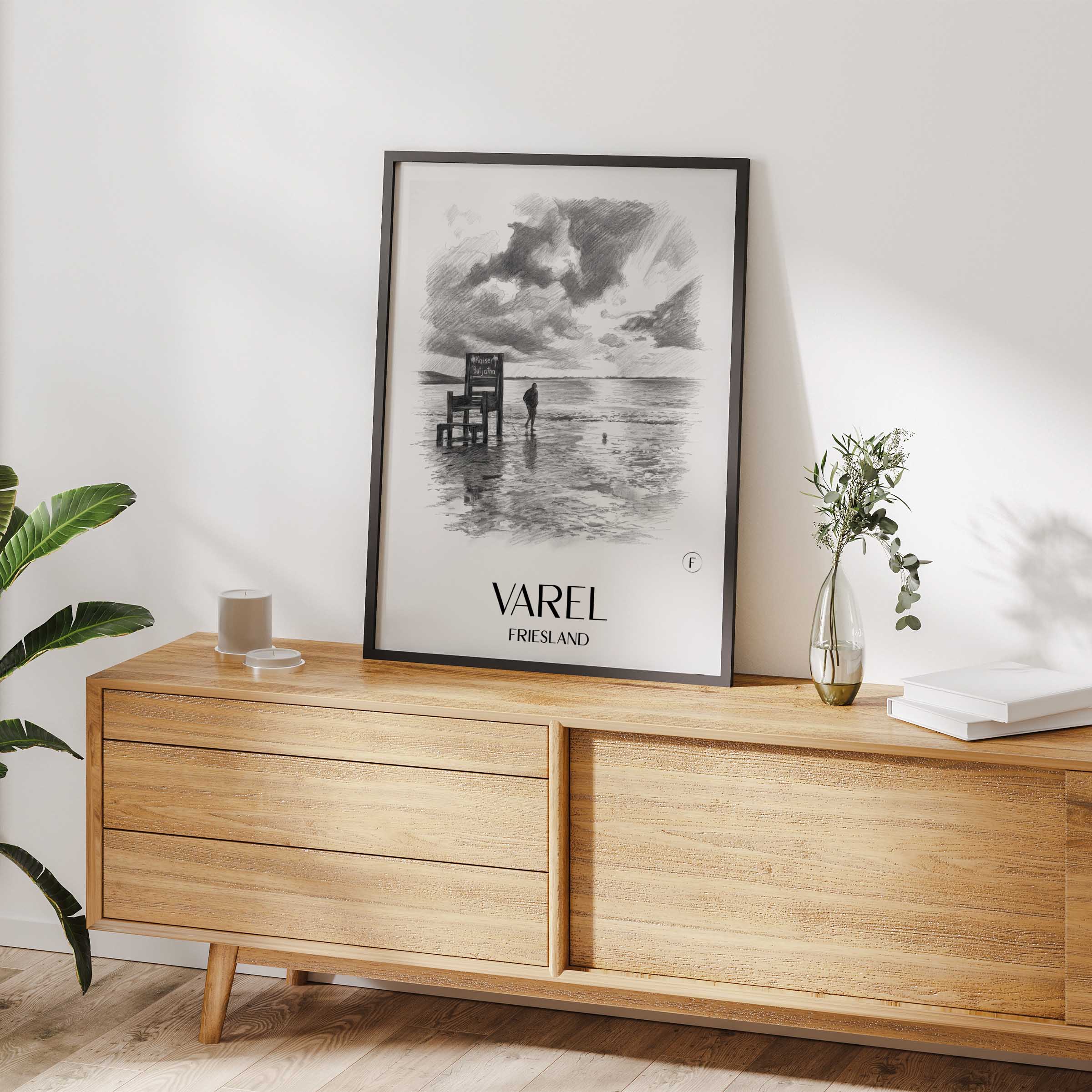 varel-friesland-deutschland-poster-bleistift-zeichnung-drawing