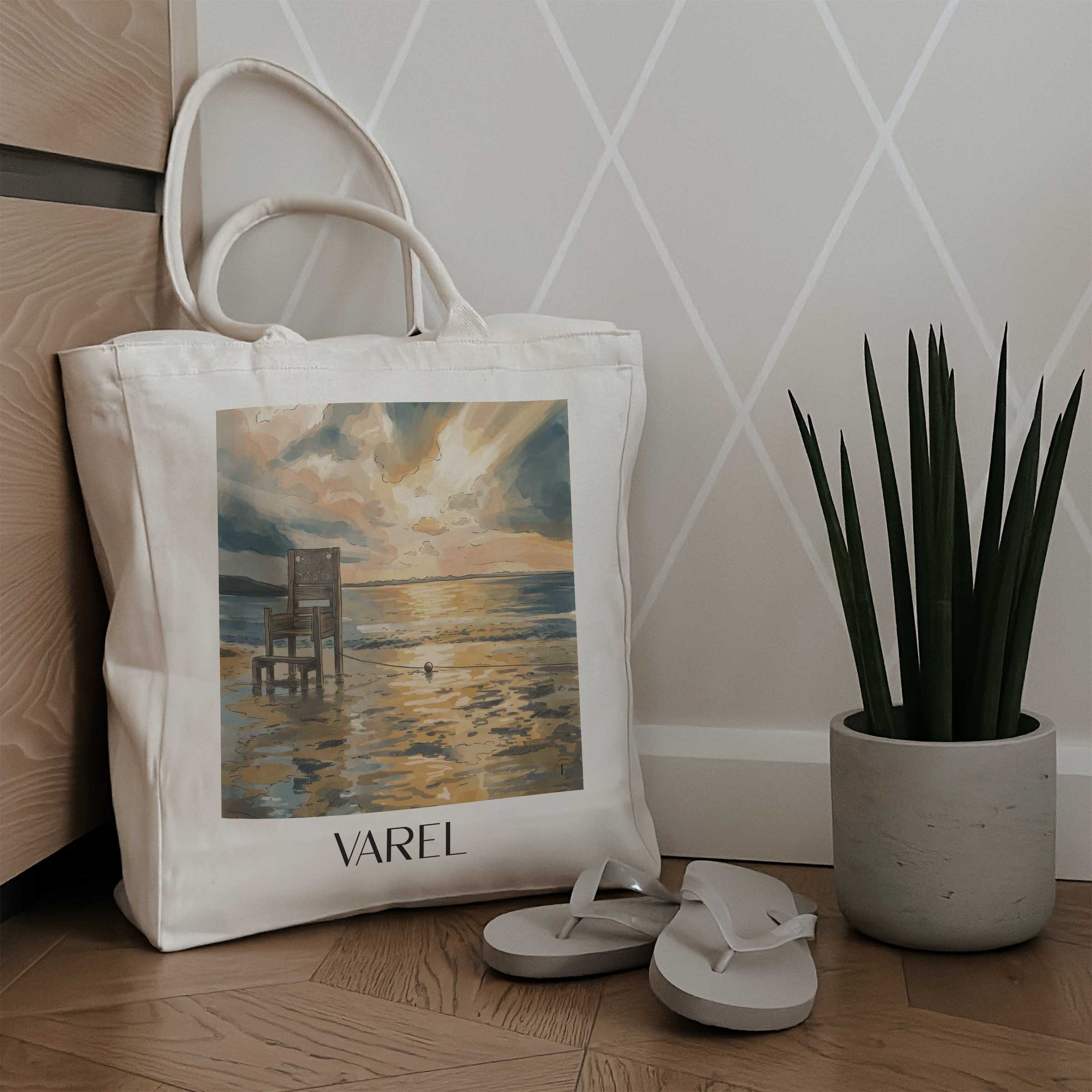 varel-friesland-deutschland-einkaufstasche-aquarell