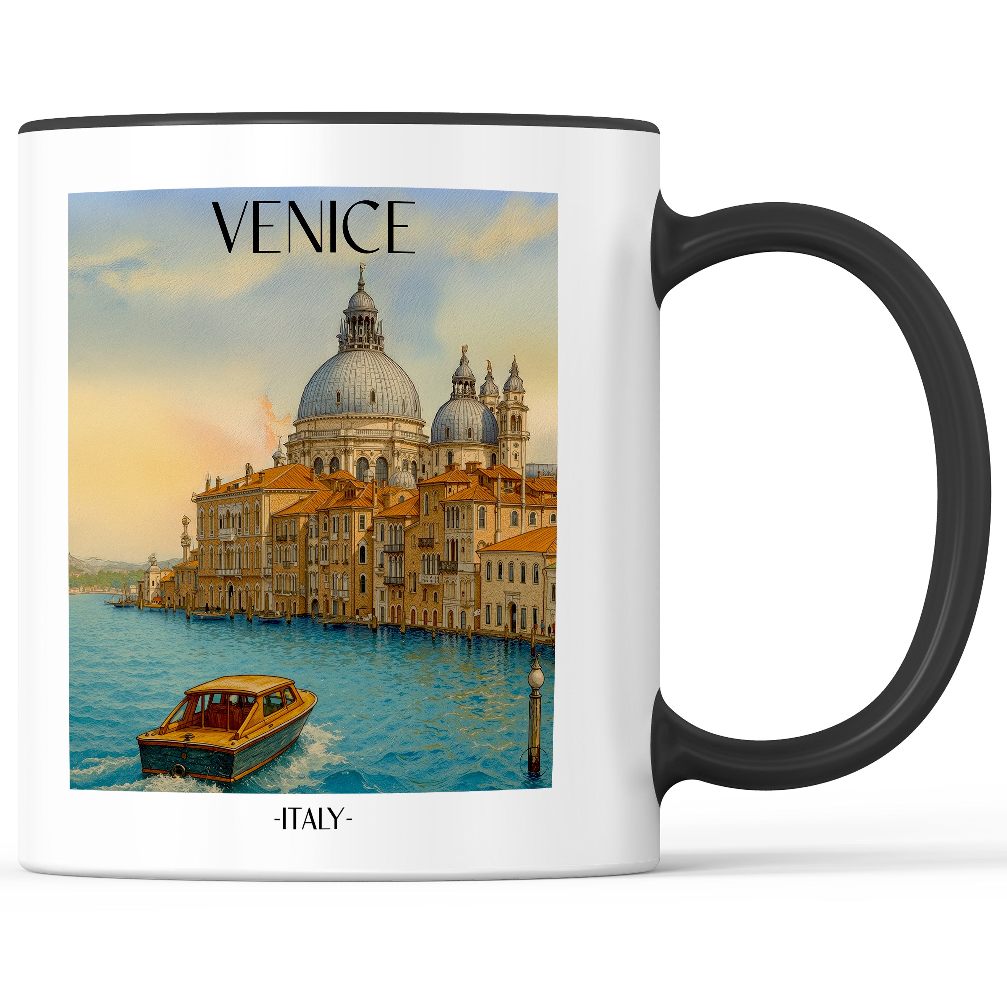 Venedig - Italien Becher - Kaffeetasse im Aquarell Stil - favplace