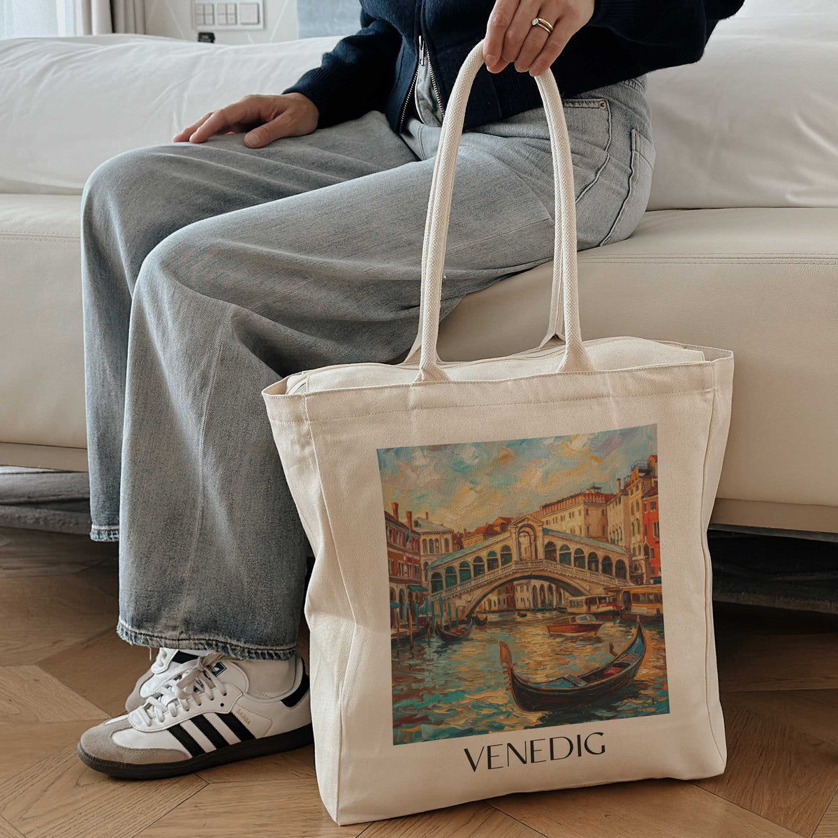 venedig-italien-einkaufstasche-oil-painting-oelgemaelde