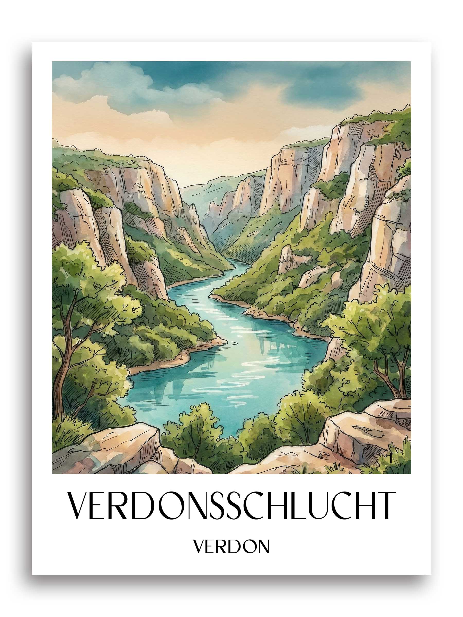 verdonsschlucht-verdon-frankreich-poster-aquarell