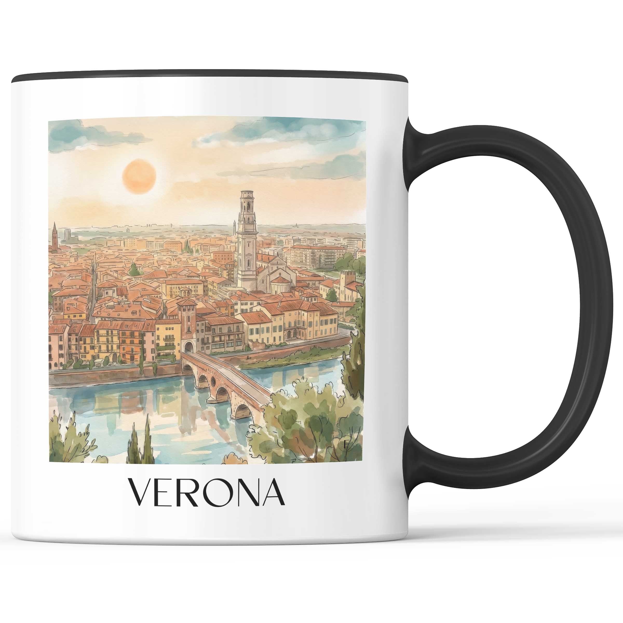 verona-italien-italien-kaffeebecher-aquarell