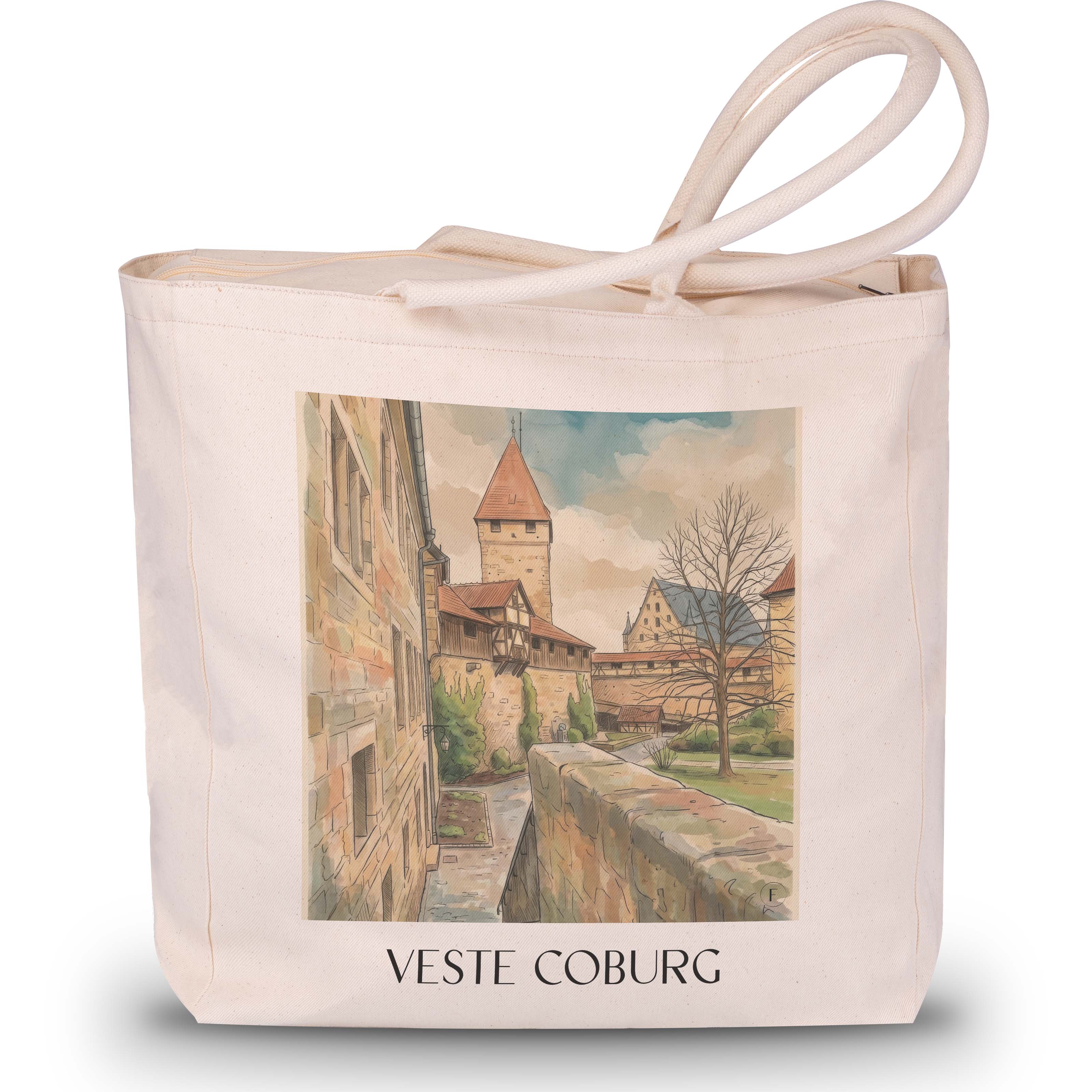 veste-coburg-deutschland-einkaufstasche-aquarell