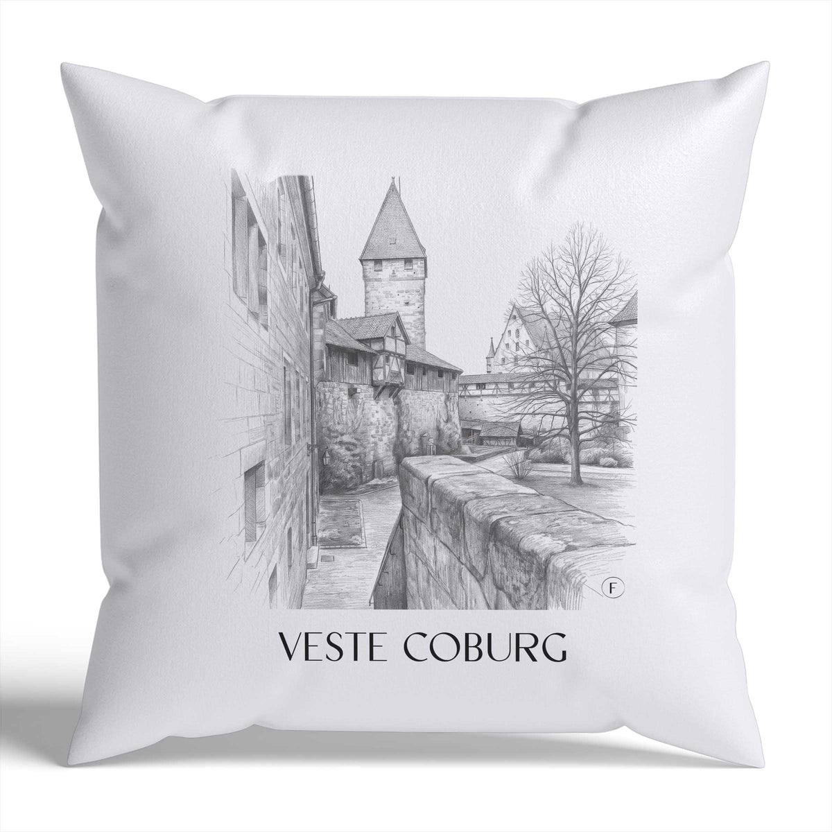 veste-coburg-deutschland-deutschland-kissenbezug-bleistift-zeichnung-drawing