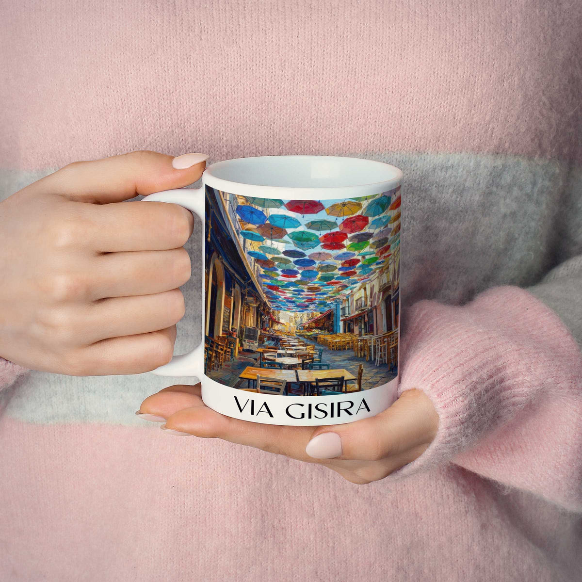 via-gisira-catania-italien-kaffeebecher-oil-painting-oelgemaelde