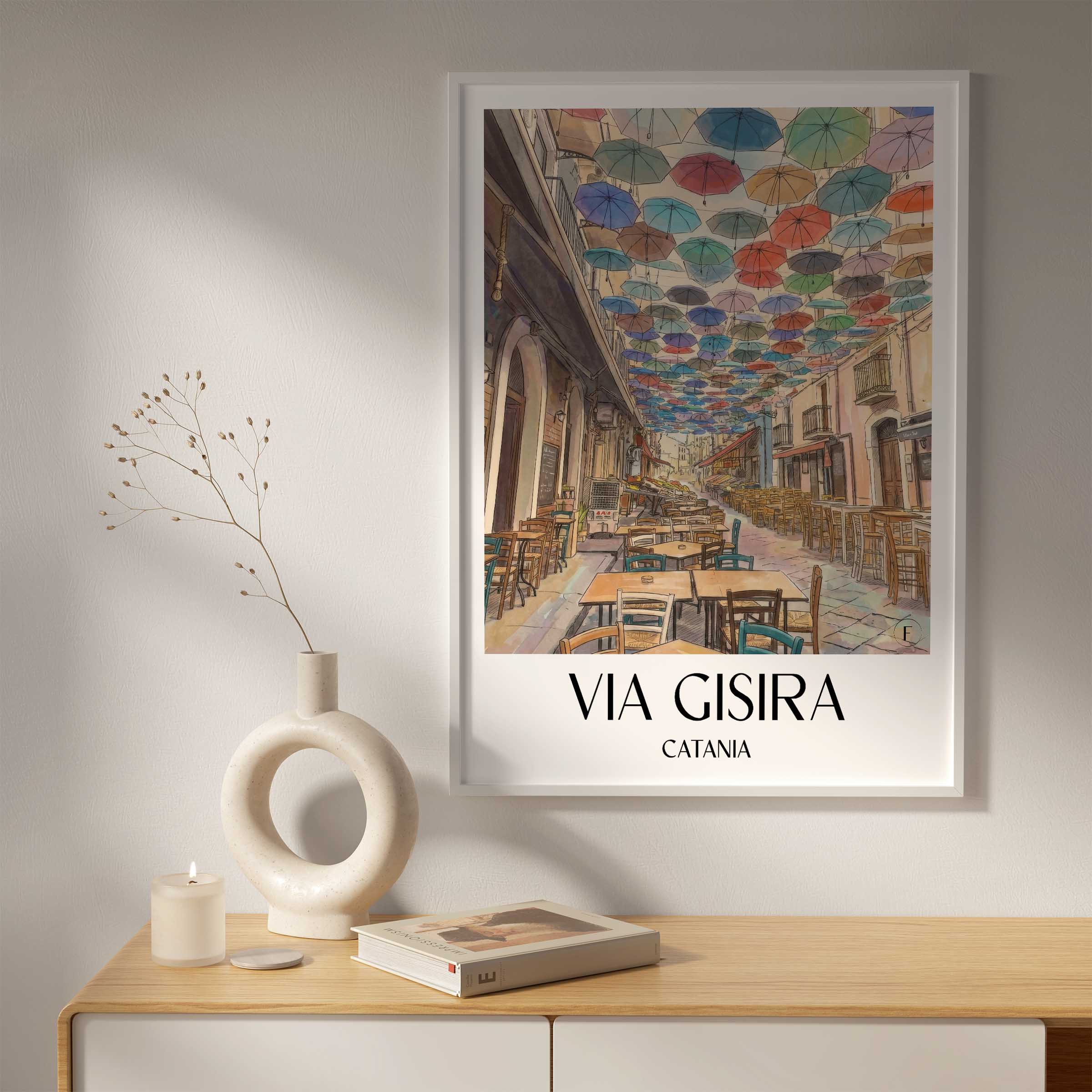 via-gisira-catania-italien-poster-aquarell