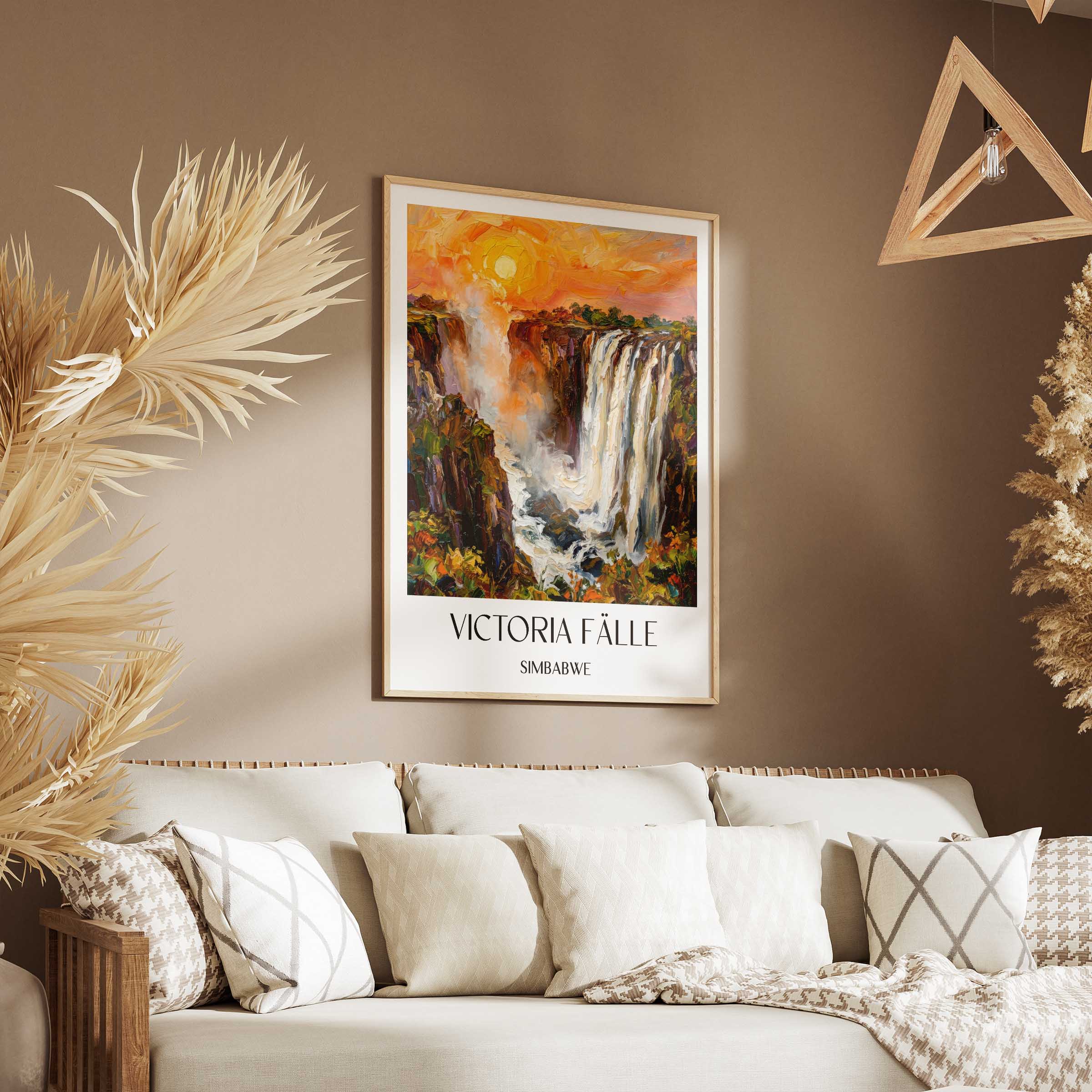 victoria-fälle-simbabwe-poster-oil-painting-oelgemaelde