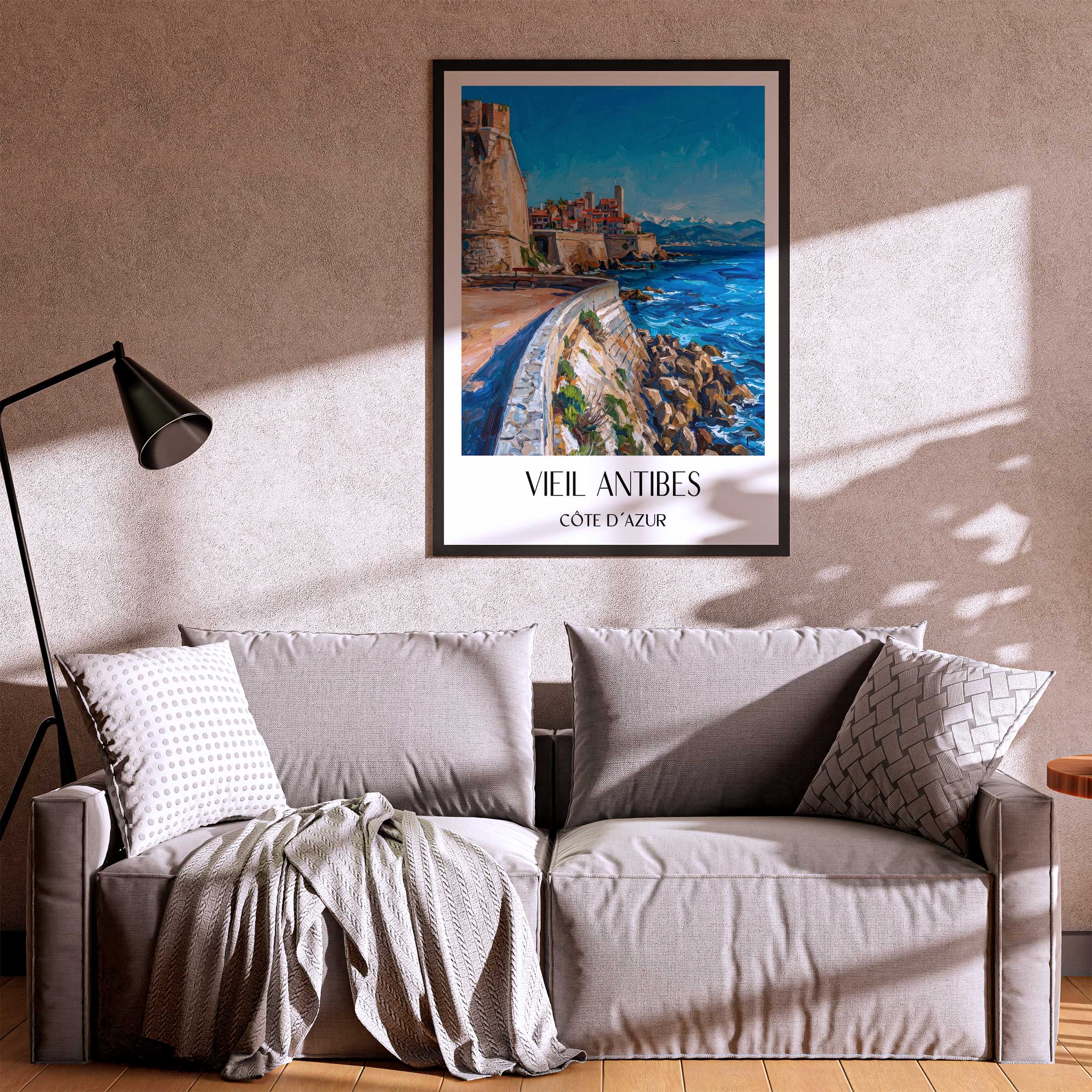 vieil-antibes-côte-d´azur-frankreich-poster-oil-painting-oelgemaelde