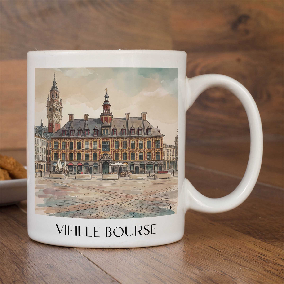 vieille-bourse-lille-frankreich-kaffeebecher-aquarell
