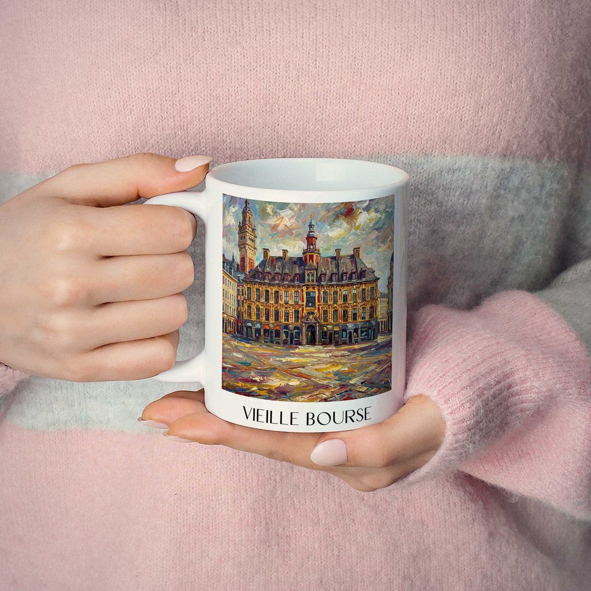 vieille-bourse-lille-frankreich-kaffeebecher-oil-painting-oelgemaelde