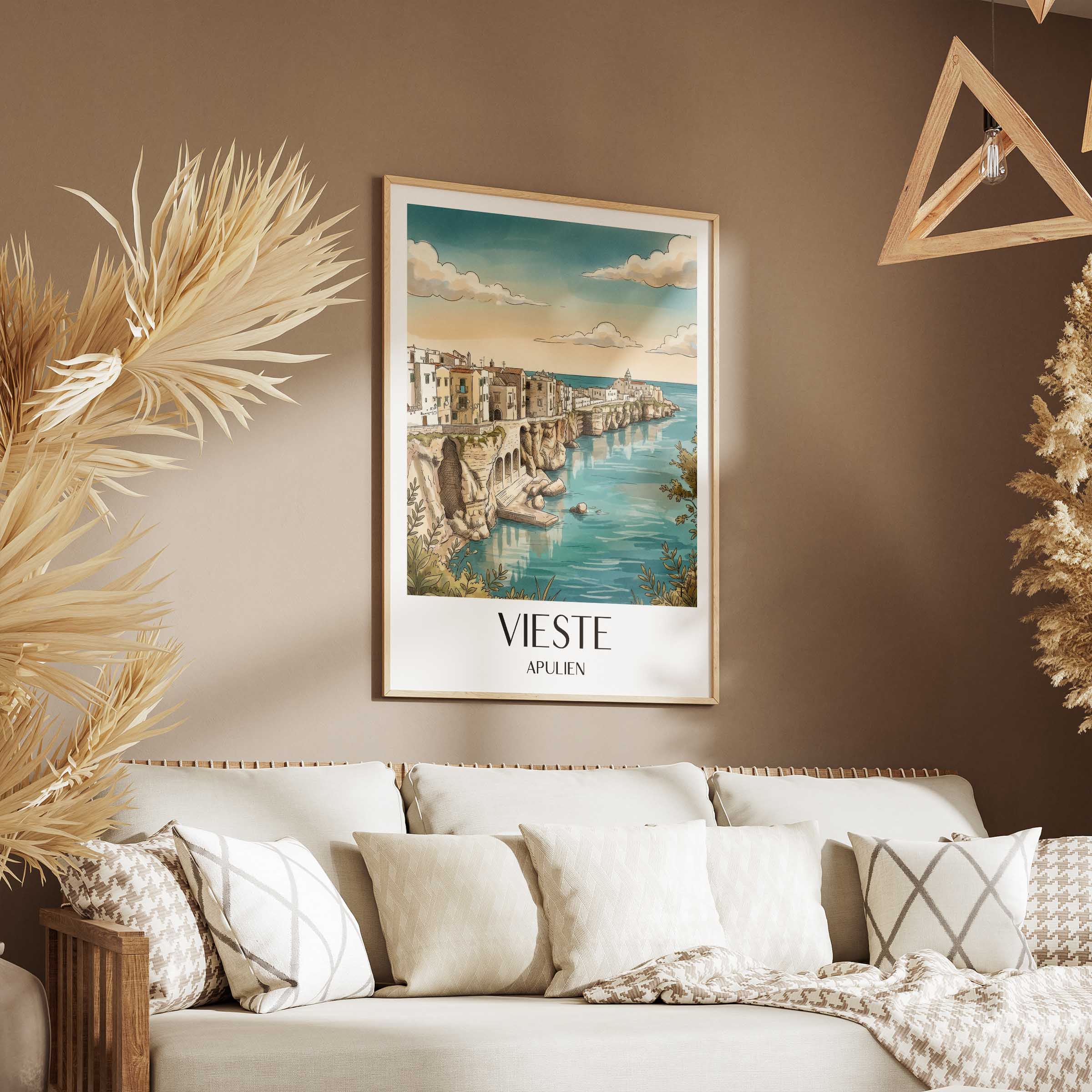 vieste-apulien-italien-poster-aquarell