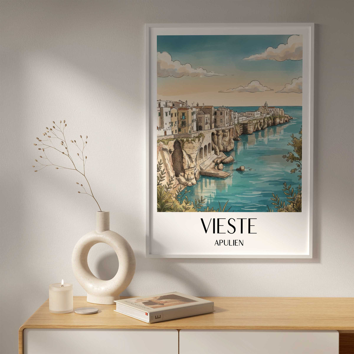 vieste-apulien-italien-poster-aquarell