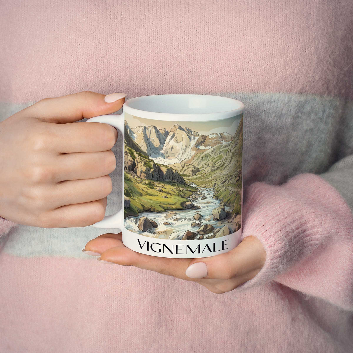 vignemale-pyrénées-frankreich-kaffeebecher-aquarell