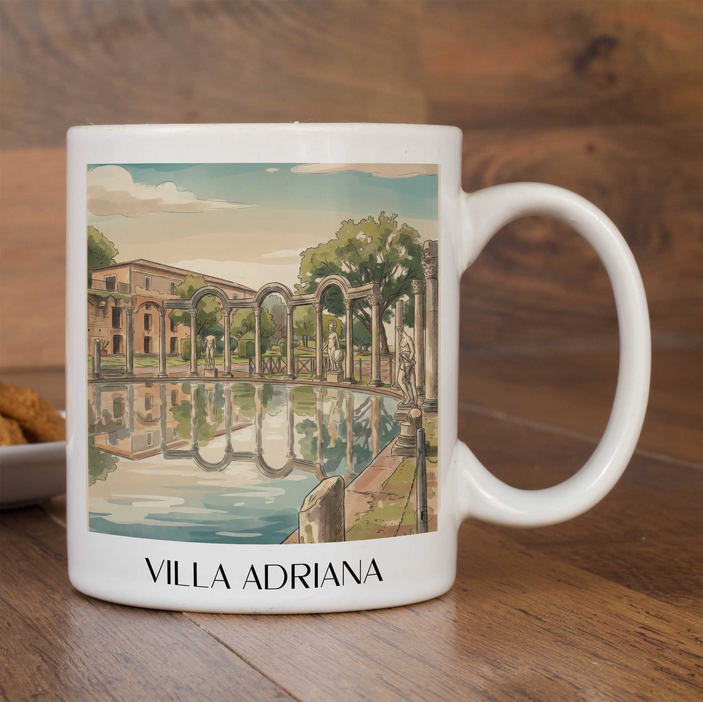 villa-adriana-tivoli-italien-kaffeebecher-aquarell