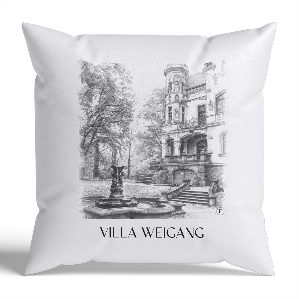 villa-weigang-dresden-deutschland-kissenbezug-bleistift-zeichnung-drawing