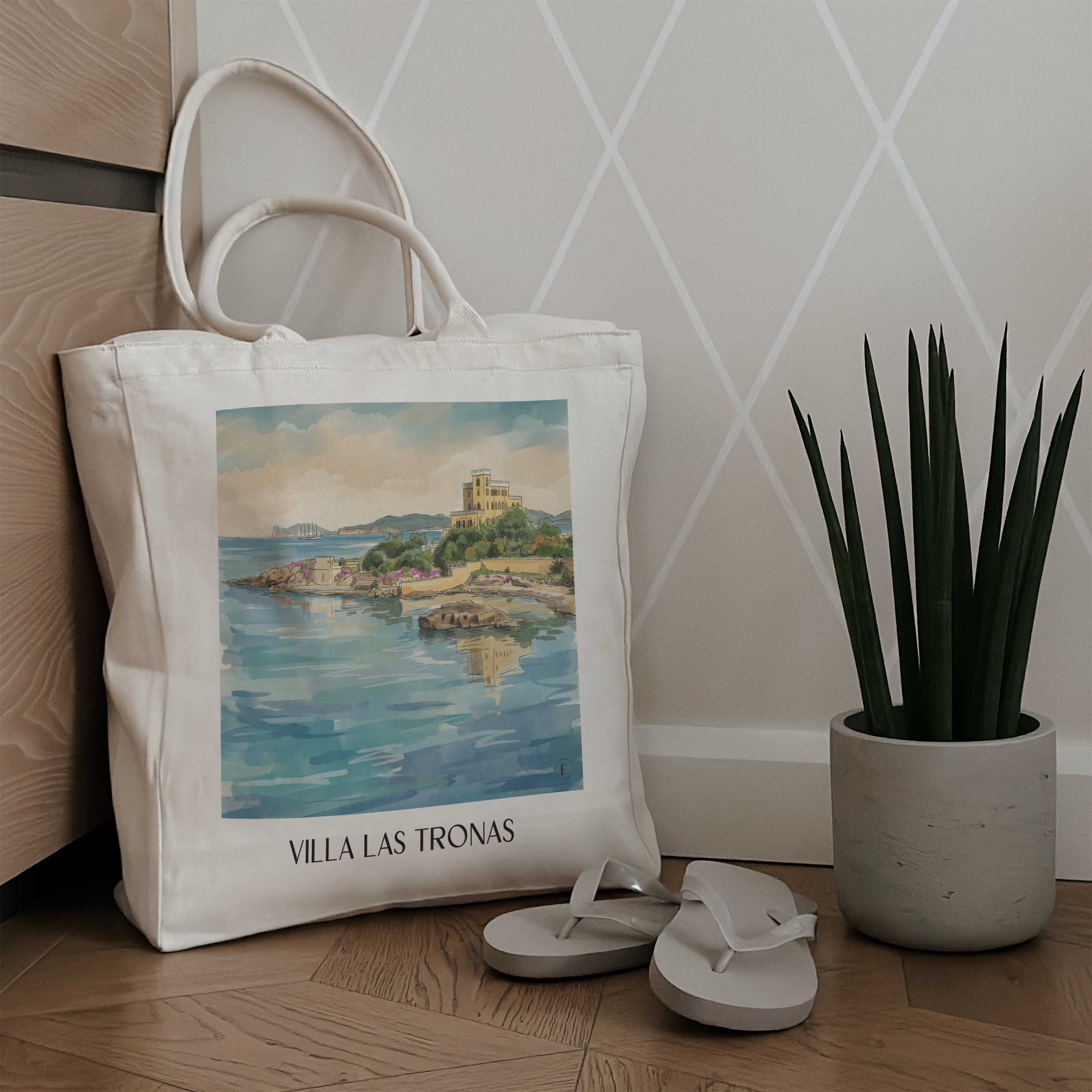 villa-las-tronas-alghero-italien-einkaufstasche-aquarell
